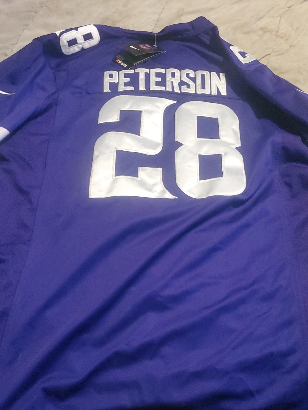 NFL Authentic Minnesota Vikings Adrian Peterson Nike Jersey NWT...New Old Stock.